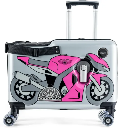 Vista 35 de Younglingz LIL FLYER GO 21" - Maleta de mano para niños, Motocicleta verde V2