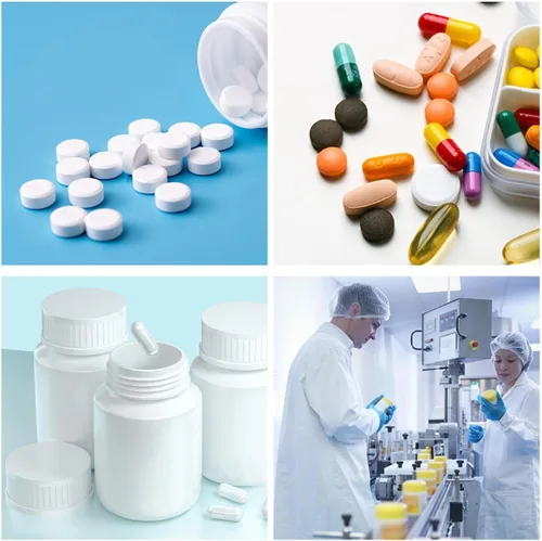 Vista 4 de Healifty 20 Uds. Botella de píldora de medicina de plástico portátil contenedor organizador con tapas para almacenamiento de viaje dispensador
