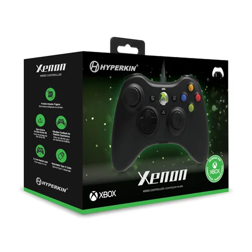 Vista 5 de Hyperkin Xenon Wired Controller (Black) For Xbox Series XSXbox OneWindows 1011