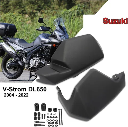 Vista 2 de LCCBH DL650 Motorcycle Handguards Compatible with Suzuki V-Strom DL650 2004-2022 Hand Guard Handlebar Guards DL 650 V Strom 2015 2016 2017 2018