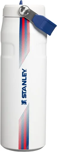 Vista 23 de STANLEY IceFlow 2.0 - Vaso con pajita, 30 onzas, color blanco y azul oscuro Equipo Blanco Azul Oscuro