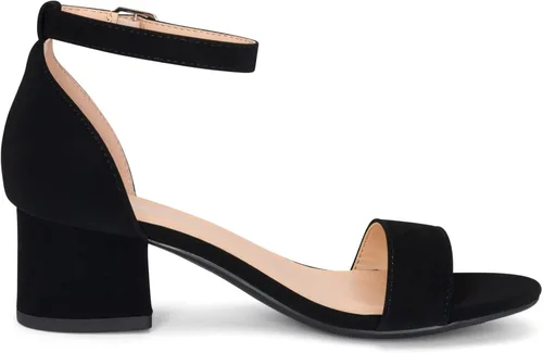 Vista 3 de Chariot & Co - Match-IIS- KidsChildrenGirls Single Band Adjustable Ankle Strap Low Block Heels wComfortable Sole- DressCasual Pump Sandals