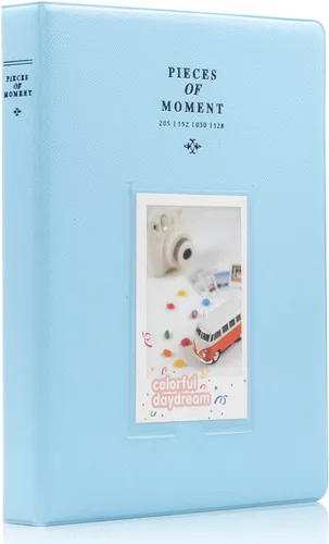 Vista 15 de Álbum de fotos Ablus pequeño con 128 bolsillos para fotos de cámaras instantáneas Fujifilm Instax Mini 7s 8 8+ 9 25 26 50s 70 90 y tarjetas