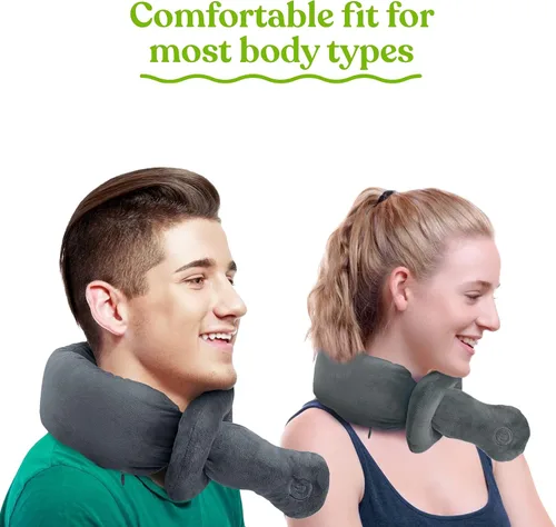 Vista 2 de PURSONIC Envoltura masajeadora portátil ajustable para cuello y hombros con calor calmante para relajar y calmar las áreas de tu cuello y hombros