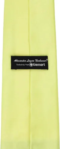 Vista 421 de tiemart Corbata de color sólido para hombre Longitud estándar
