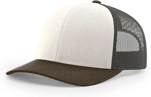 Vista 80 de Richardson 112 Gorra de Camionero - Gorra Snapback Ajustable Premium - Gorras Richardson en Blanco de Seis Paneles Estructurados Árbol real Max 7