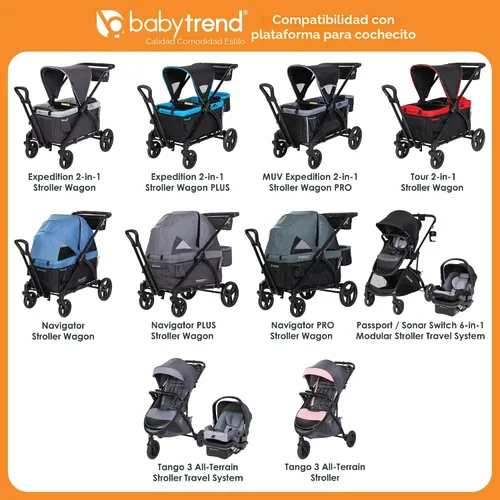Vista 9 de Baby Trend Tabla de Paseo para Cochecitos Expedition, Navigator Stroller Wagons SOLAMENTE