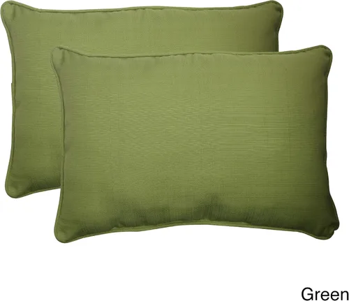 Vista 74 de Pillow Perfect Pompeya - Almohada lumbar grande para interiores/exteriores con relleno de felpa, resistente al clima y a la decoloración, lumbar