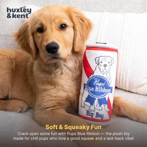 Vista 6 de Huxley & Kent Juguete Divertido para Perros con Chirriador – Power Plush Juguetes Chirriantes de Felpa para Perros Pequeños, Medianos y Grandes