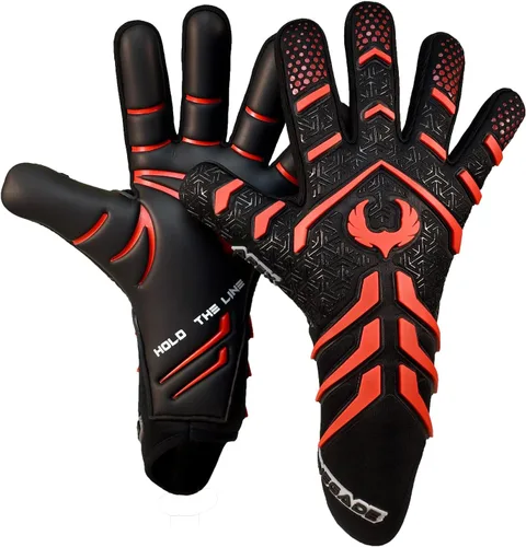 Vista 10 de Guantes de portero profesionales sin correa Renegade GK Apex (tallas 6-12, nivel 5.5) 4+5MM de agarre de contacto de corte negativo Guantes