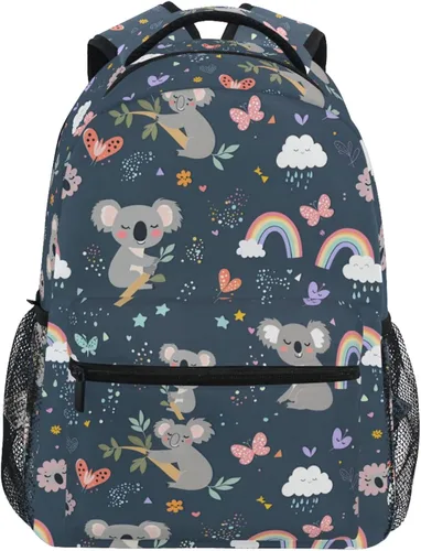 Vista 11 de Pfrewn Mochilas de oro rosa con purpurina negra para niñas, adolescentes y mujeres, mochila escolar para niños y estudiantes