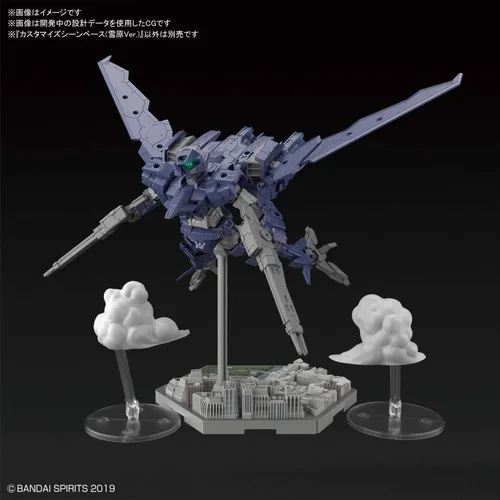 Vista 6 de Bandai Hobby - Misiones de 30 minutos - #03 Personalizar Base de escena (Snowfield Ver.) 30 MM 1/144 Kit