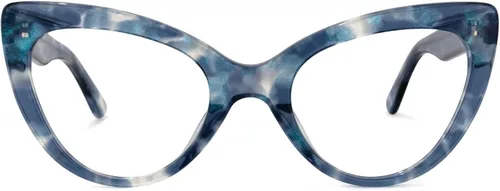 Vista 2 de Zeelool Gafas de bloqueo de luz azul de acetato de gran tamaño WA624495