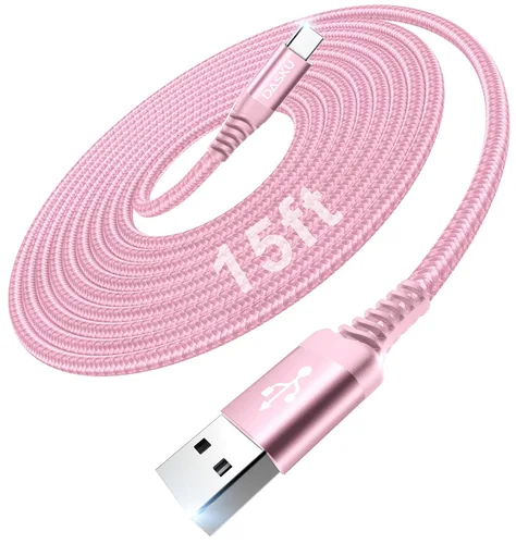 Vista 42 de Dasku iPhone 17 USB C a USB C de carga rápida, 60 W (3.1 A), paquete de 2 cables cargador de carga de 3 pies tipo C para iPhone 17/16/15/15 Plus/15