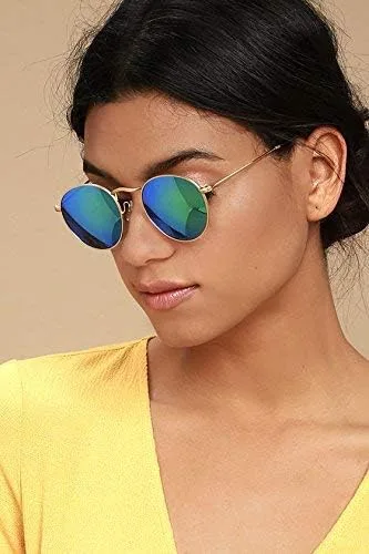 Vista 4 de Wearme Pro, modernos lentes de sol con lente redondo reflectante