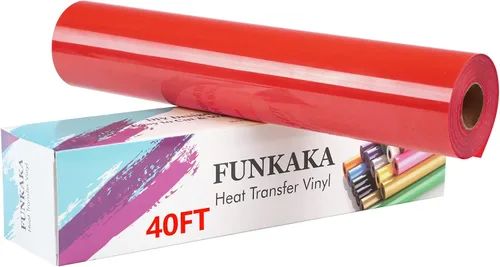 Vista 17 de FUNKAKA Paquete de vinilo HTV de transferencia de calor con purpurina, 12 rollos de vinilo para planchar de 12 pulgadas x 3 pies para camisetas, 12