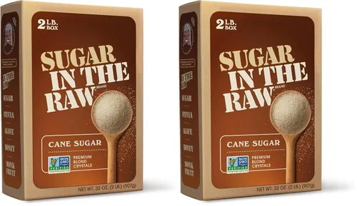 Vista 9 de Sugar In The Raw - Azúcar de caña premium, caja de 2 libras, proyecto verificado sin OMG, Kosher, vegano y sin gluten