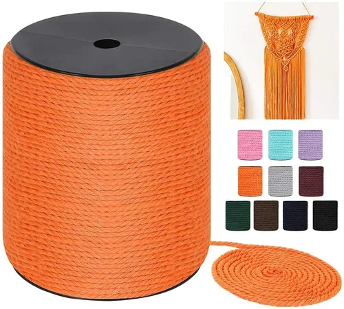 Vista 16 de Cordón de macramé, 0.118 pulgadas x 328 yardas