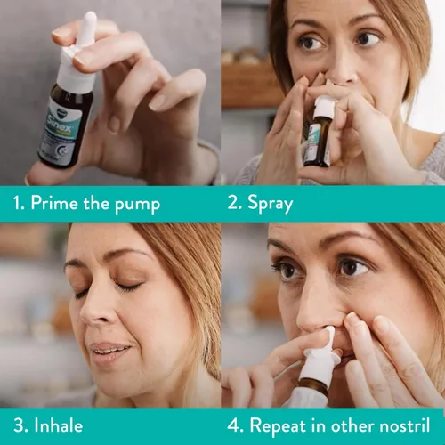 Vista 5 de Vicks Sinex GRAVE Aerosol Nasal, Bruma Ultra Fina Original, Medicina Descongestionante, Alivio de la Nariz Tapada debido al Resfriado o Alergia