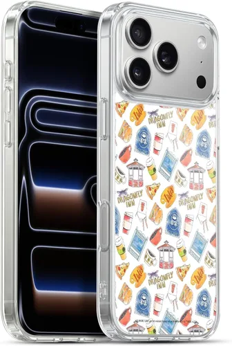 Vista 70 de Head Case Designs Gilmore - Funda negra a prueba de golpes con diseño de dibujos animados para niñas con licencia