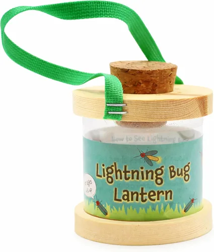 Vista 9 de Caja de insectos de madera para niños, hábitat de insectos de doble cámara con correa de transporte de nailon