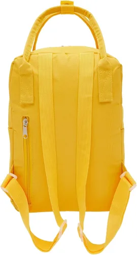 Vista 6 de Zodaca Mini mochila cuadrada para mujer pequeña bolsa amarilla de mango 9 x 12 pulgadas Naranja Viajar