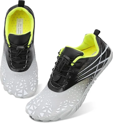 Vista 2 de Scurtain Unisex Mens Womens Athletic Hiking Water Shoes Quick Dry Barefoot Aqua Shoes Swim Shoes Beach Shoes with Drainage