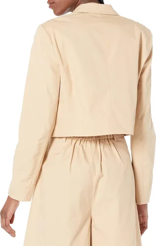 Vista 2 de The Drop Karina Blazer Corto Cuadrado para Mujer