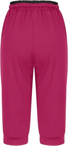 Vista 41 de Pantalones capri para mujer, estilo casual, de verano, elásticos, de cintura alta, pantalones de yoga, ajuste atlético, pantalones deportivos