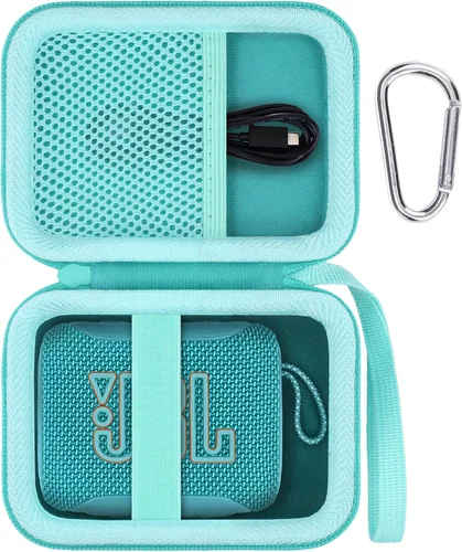 Vista 12 de Funda compatible con JBL Go 5/Go 4 Altavoz impermeable ultraportátil (funda morado)