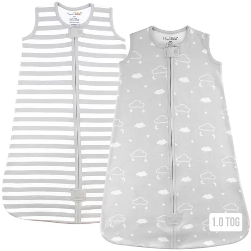 Vista 59 de Mama Cheetah Saco de dormir para bebé de 0.5 TOG, Manta portátil de algodón orgánico para bebé con cremallera bidireccional, Saco de dormir