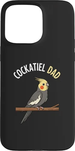 Vista 31 de Bird: Cockatiel Dad, Proud Parrot Parent Vibe Case for iPhone 16