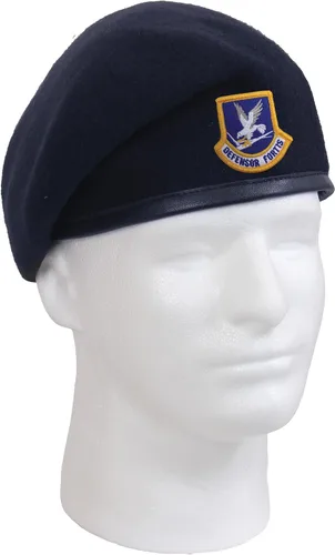 Vista 3 de Rothco Boina lista para inspección con flash USAF Azul marino (Midnight Navy Blue)
