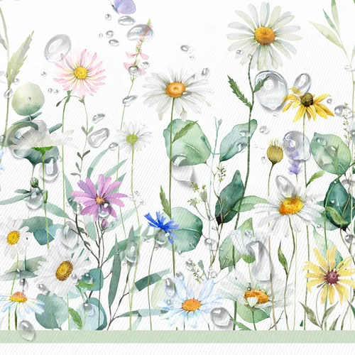 Vista 4 de Mantel ovalado de color verde salvia con margaritas de 54 x 72 pulgadas, mantel floral salvia, impermeable, resistente a las arrugas, mantel ovalado