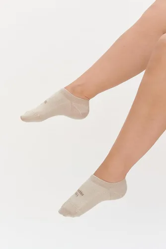 Vista 2 de Bam&bü - Calcetines casuales de viscosa de bambú para mujer, paquete de 4 pares, antideslizantes