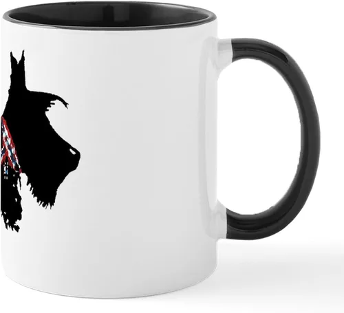 Vista 21 de CafePress Cloud Angel & Scotty Taza de café de cerámica (11 oz)