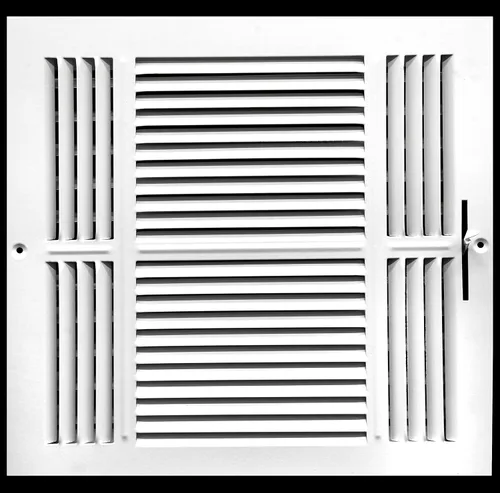 Vista 30 de HVAC Premium Rejilla de Suministro de Aire de 1 Vía de 10'' X 6'' - Tapa de Ventilación y Difusor - Cara Plana Estampada - Blanco