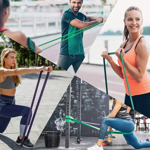 Vista 3 de Pull-Up Bands Resistance-Bands Exercise-Bands - Pull up Assistance Bands Workout Bands Resistance for Women Long Resistance Bands Resistance Loop