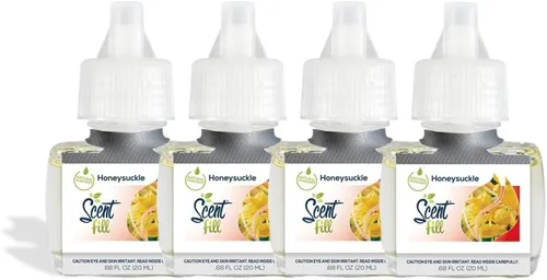 Vista 29 de Scent Fill Ambientador enchufable de sidra de manzana, 4 recambios de aceite perfumado