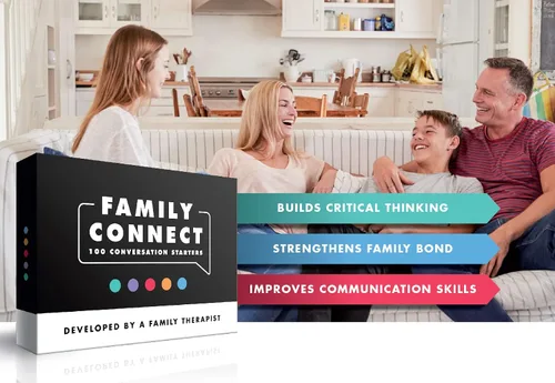 Vista 6 de 100 tarjetas de conversación para niños, preguntas atractivas y iniciadores de conversación, juegos de cartas familiares para fortalecer la relación
