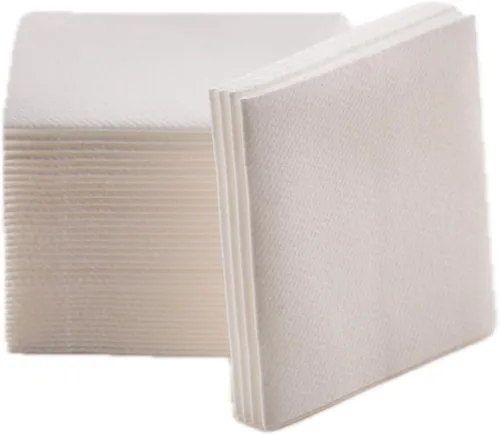 Vista 16 de Servilletas de cóctel, paquete de 100 servilletas desechables de lino de lujo como Airlaid, suaves y absorbentes, servilletas de cóctel para cocina