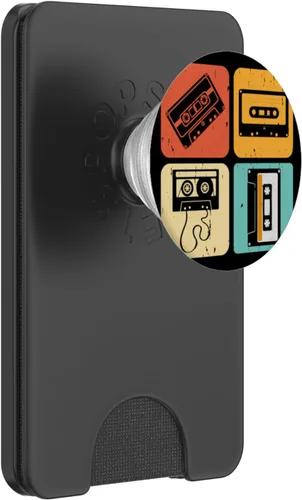 Vista 8 de Cassette Tape Music 70s, 80s, 90s, Retro Playlist PopSockets Standard PopGrip