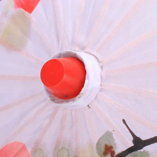 Vista 6 de Agatige Sombrilla de papel engrasado, sombrilla de tela de seda impresa chinojaponés, sombrilla para fotografía, disfraces de cosplay, decoración