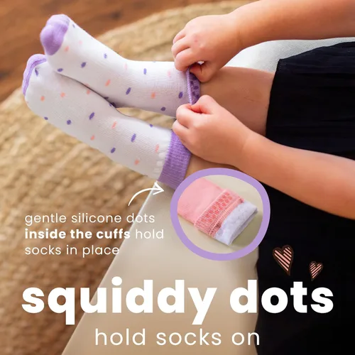 Vista 43 de squid socks Calcetines de viscosa de bambú 0-6M, 6-12M, 12-24M y 2T-3T Calcetines que se mantienen puestos