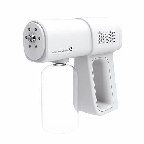 Vista 10 de Pistola pulverizadora portátil de nano alcohol, atomizador de mano de vapor inalámbrico para el hogar, oficina, automóvil, escuela, 8.45 onzas