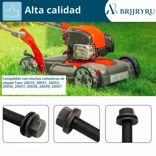 Vista 3 de Paquete de 4 pernos de hoja 125-2466 para cortacésped Toro 125-2466 105-8579