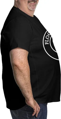 Vista 5 de Mens Large Size T Shirt Basic Camping Short Sleeve Full Season Tee