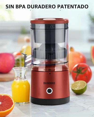 Vista 7 de Exprimidor de cítricos recargables - Exprimidor portátil con USB y cepillo de limpieza para naranja, limón, pomelo