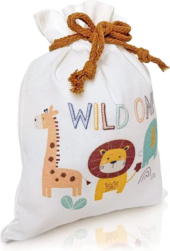 Vista 9 de Bolsas de regalo con cordón de recopilación y nudo, 20 pulgadas, grandes, 12 pulgadas, pequeñas, lona de alta calidad, envoltura de tela