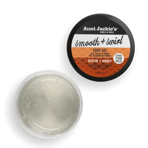 Vista 4 de Aunt Jackie's Galardonada colección Braid + Twist Smooth + Swirl Edge Gel con sujeción extra firme, 4 onzas